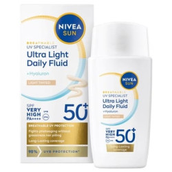 Nivea Ultra Light Tinted Fluid Spf 50 Sun 40 Ml