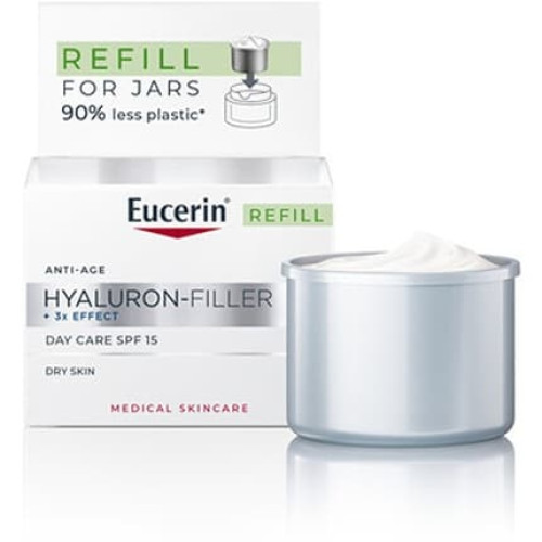 Eucerin Hyaluronfiller3x Effect Day Care Refill Spf 15 For Mature Skin