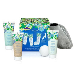 Baïja Cleansing Foot Set 30ml Peeling + 30ml Mask + Cleansing Cream + Pair of Socks + Bath Bomb Baïja Cleansing Foot Set 30ml Peeling + 30ml Mask + Cleansing Cream + Pair of Socks + Bath Bomb