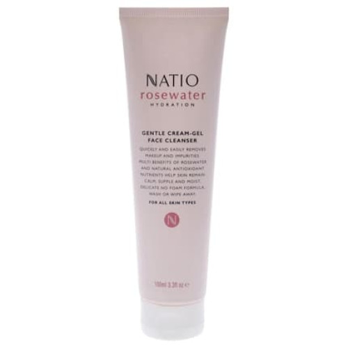 Natio Rosewater Gentle Creamgel Face Cleanser 33 Oz