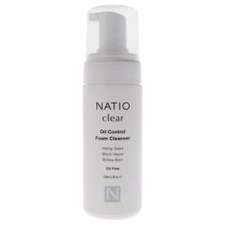 Natio Clear Oil Control Foam Cleanser 5 Oz Natio Clear Oil Control Foam Cleanser 5 Oz