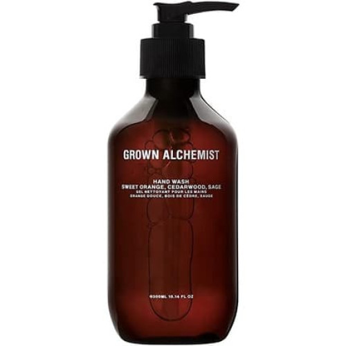 Grown Alchemist Hand Wash Sweet Orange Cedarwood Sage Soothing Hand Cleanser 300mL