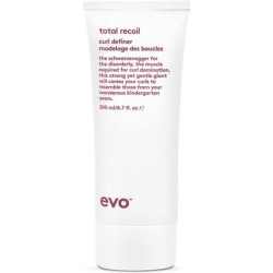 evo Total Recoil Curl Definer Strong Hold Defining Cream 200ml Citrus