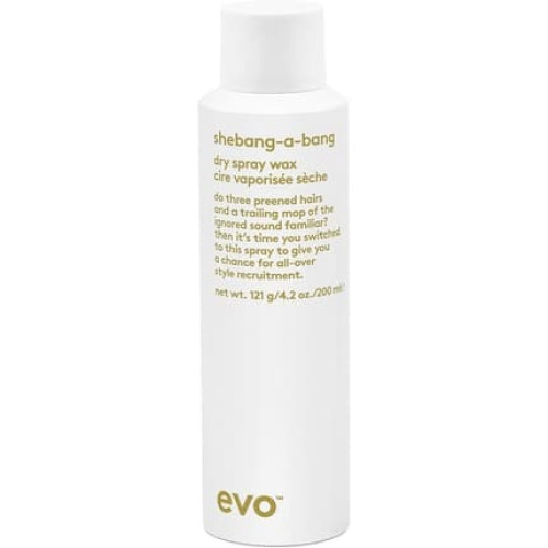 Evo Shebang-A-Bang Dry Spray Wax - Provides Texture, Flexible Hold and Matte Finish