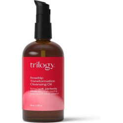 Trilogy Rosehip Transformation Cleansing Oil 100ml For All Skin Types with Rosehip Papaya & Sweet Almond Oil Made in New Zealand Clean Natural Beauty