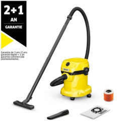 Aspirateur eau et poussières 1000W WD2 plus
