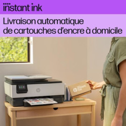 HP OfficeJet Pro 8125e - Imprimante tout-en-un  Jet d'encre couleur avec 3 mois d'Instant Ink inclus avec HP+